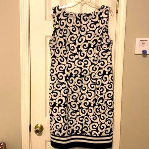 Dress Barn black and white dress Size 14